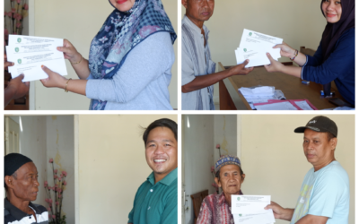 Pembagian BLT Desa Manunggal Jaya Bulan ke-4 hingga ke-6