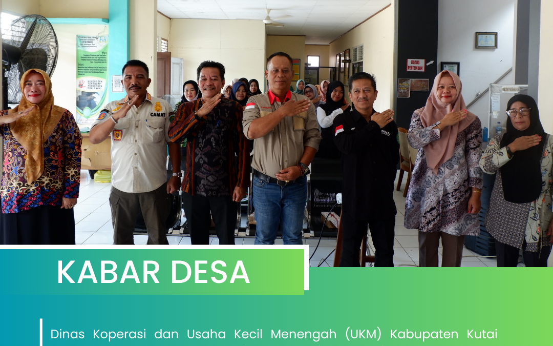 Dinas Koperasi dan Usaha Kecil Menengah Menggelar Pelatihan Kewirausahaan di Kantor Desa Manunggal Jaya