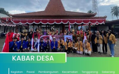 Kegiatan Pawai Pembangunan Kecamatan Tenggarong Seberang Memperingati HUT RI ke-79: Desa Manunggal Jaya, Mahasiswa KKN Unmul dan Mahasiswa KKN Widya Gama Ikut Meriahkan