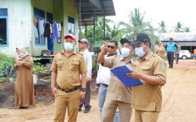 Verifikasi lapangan pembangunan infrastruktur Desa Manunggal Jaya Tahun 2021