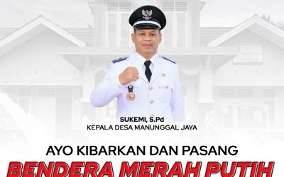 Himbauan Pemasangan Bendera Merah Putih dan Umbul-umbul