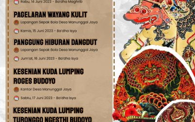 Rangkaian Acara Hari Ulang Tahun Desa Manunggal Jaya