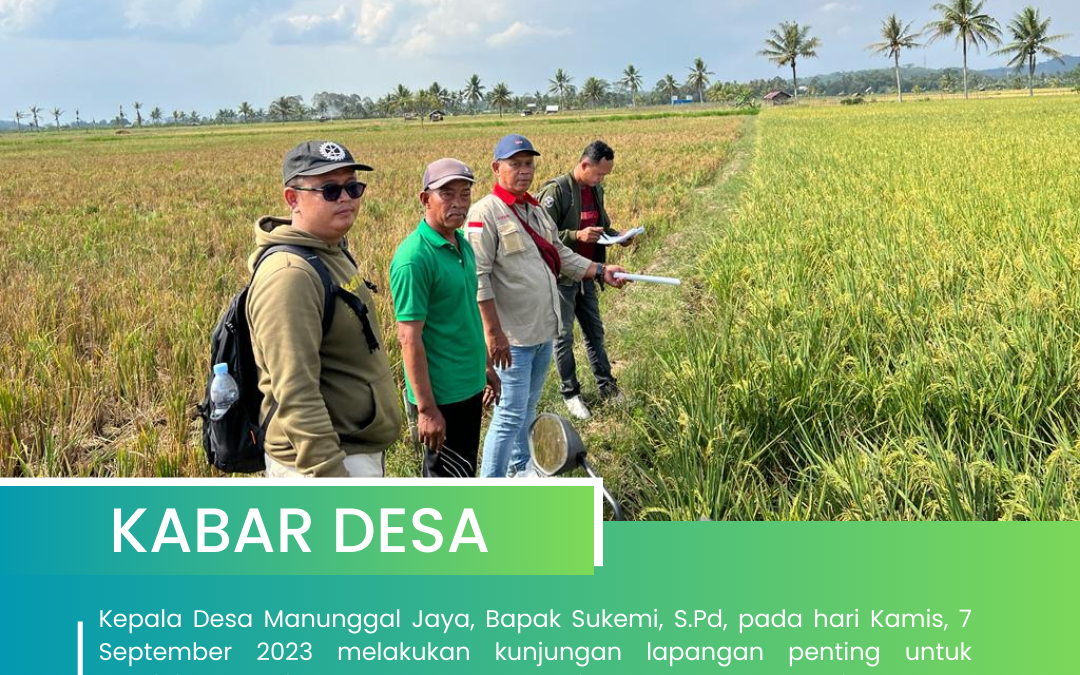Kepala Desa Manunggal Jaya Tinjau Lokasi Pengurukan Badan Jalan hingga Desa Karang Tunggal