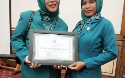 TP-PKK Desa Manunggal Jaya Yang Mewakili Kecamatan Meraih Juara 1 Tingkat Kabupaten