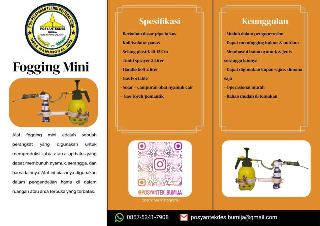 Alat Fogging Mini Alat Fogging Mini