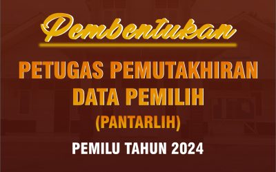 Pengumuman Pembentukan Pantarlih Desa Manunggal Jaya